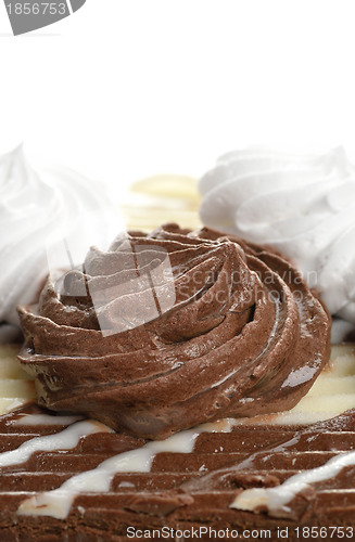 Image of Dark And White Chocolate Cake