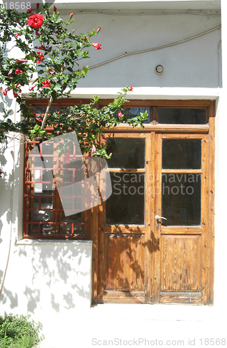 Image of doorway in greece