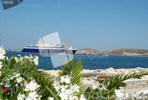 Image of greek ferry
