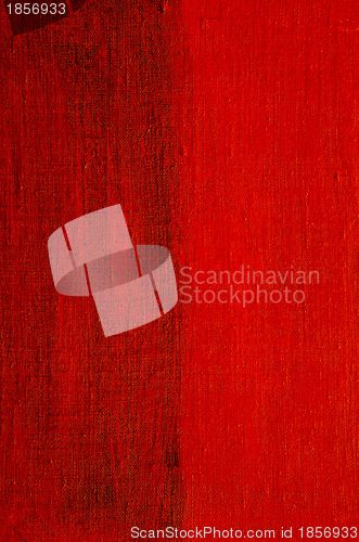 Image of Material painted in red. Painted backgrounds. 