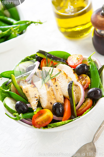 Image of   	 Grilled chicken salad