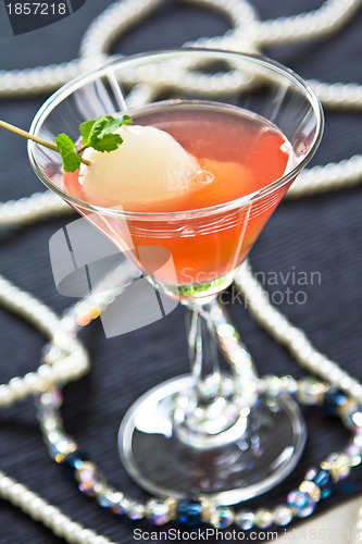 Image of Lychee and Grapefruit cocktail