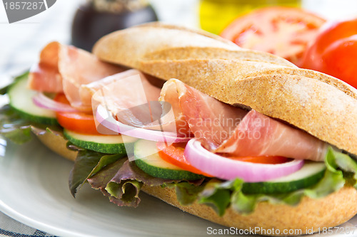 Image of Prosciutto sandwich