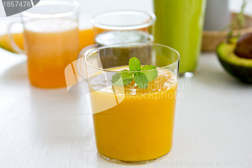 Image of Varieties of Fruits smoothie 