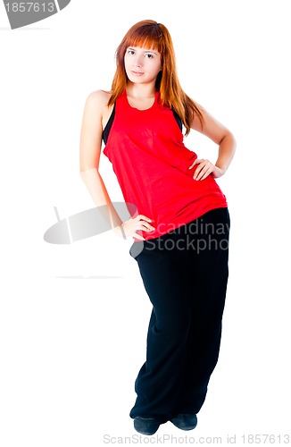 Image of Pretty hip-hop dancer