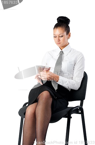 Image of Beautiful business lady