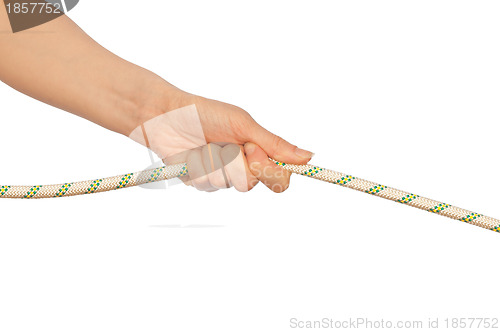 Image of pulling of a rope