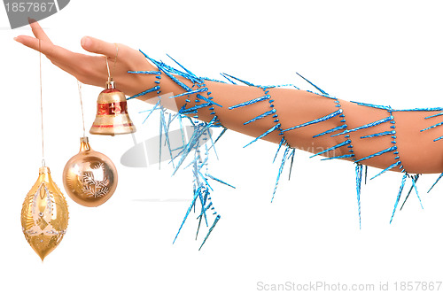 Image of Christmas-tree decorations