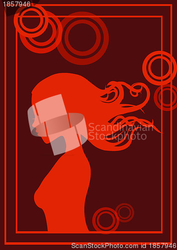 Image of portrait of pretty girl