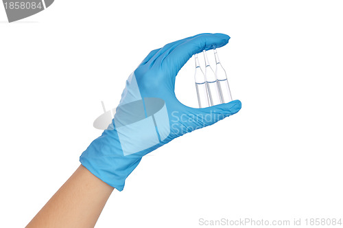 Image of ampules for making a vaccination