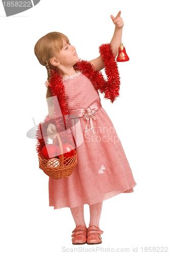 Image of christmas girl
