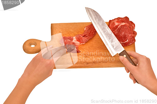 Image of Slices of the meat