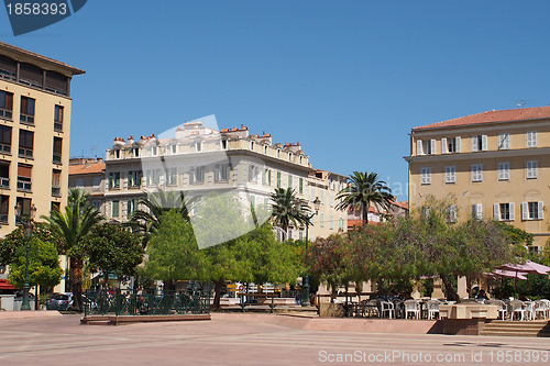 Image of Ajaccio august 2012, city center.