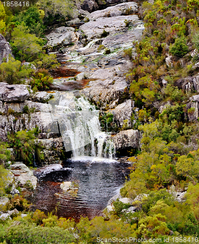 Image of Waterfall with rocks