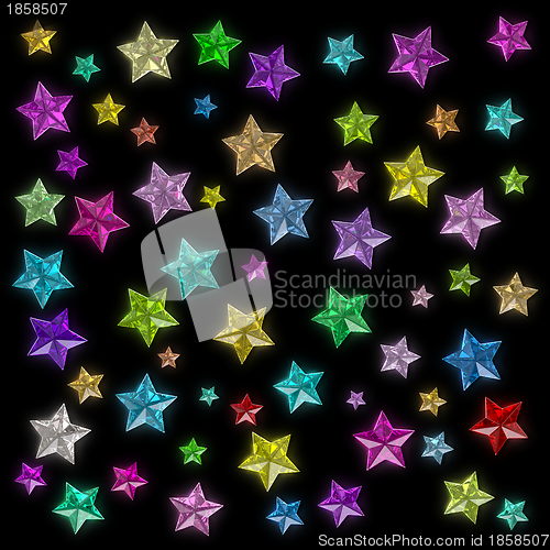 Image of Glamour colorful star