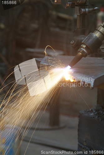 Image of Cutting of steel
