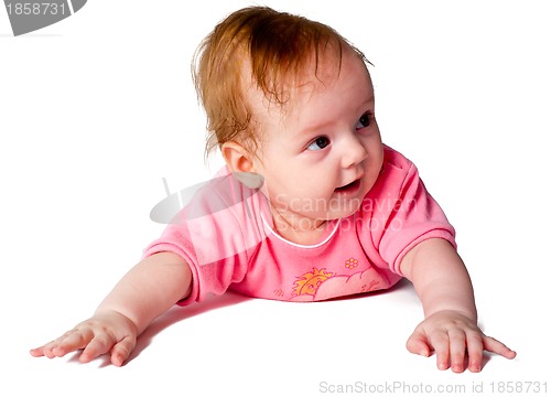 Image of adorable little baby girl