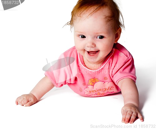 Image of adorable little baby girl