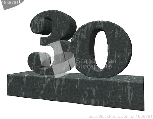 Image of stone number thirty