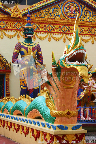 Image of Thai Temple Statues