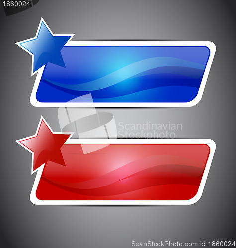 Image of Double sticker/label 