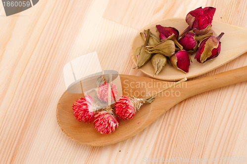 Image of dry floral herbal tea