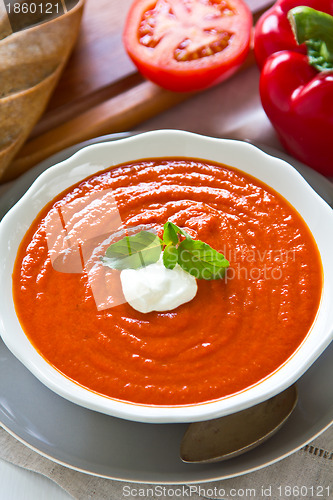 Image of Tomato and pepper soup