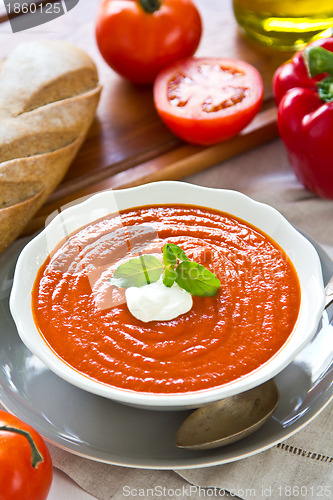 Image of Tomato and pepper soup