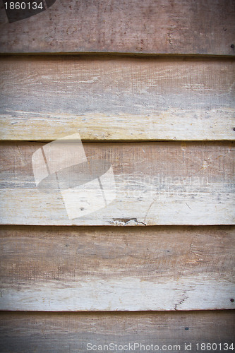 Image of Old style Thai house's wall