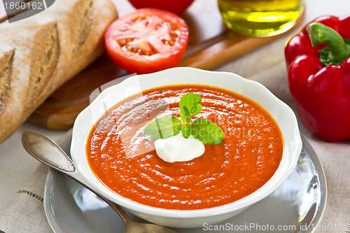 Image of Tomato and pepper soup