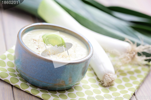 Image of leek cream