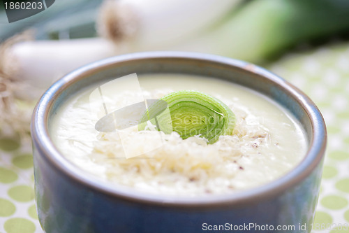 Image of leek cream