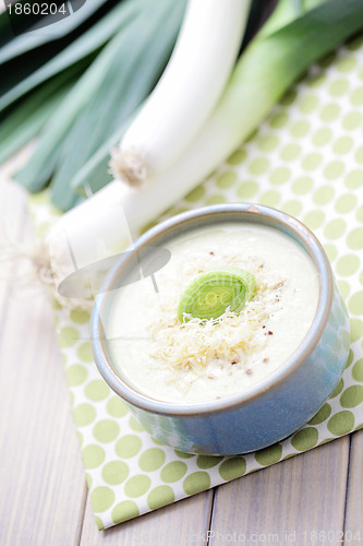 Image of leek cream