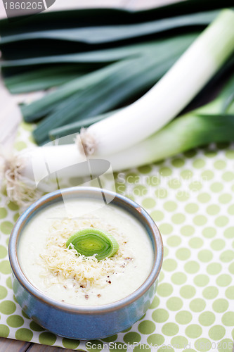 Image of leek cream