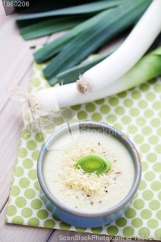 Image of leek cream