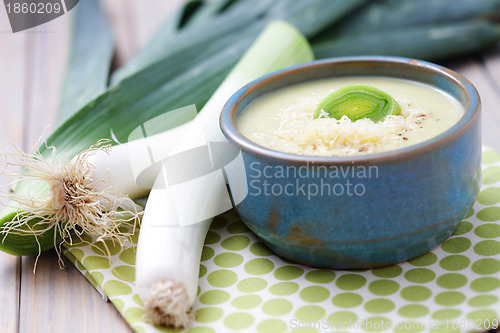 Image of leek cream