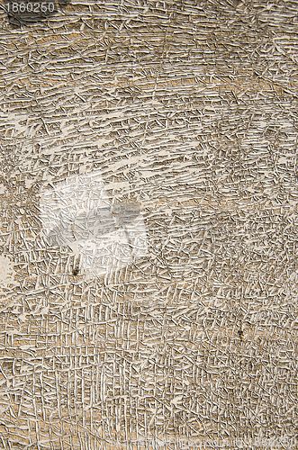 Image of Background of frayed cardboard macro details. 