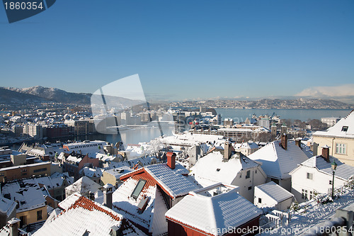 Image of Winter in the city of Bergen, Norway