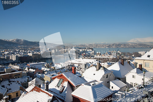 Image of Winter in the city of Bergen, Norway