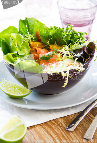 Image of Smoked salmon salad