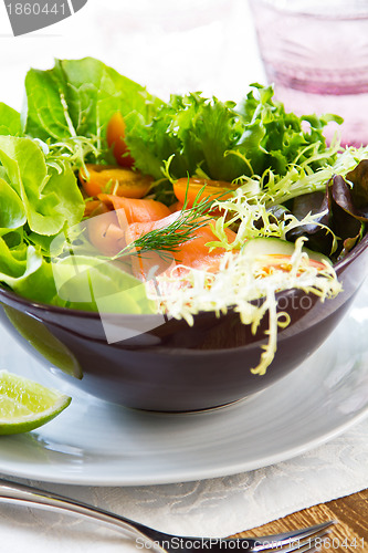 Image of Smoked salmon salad