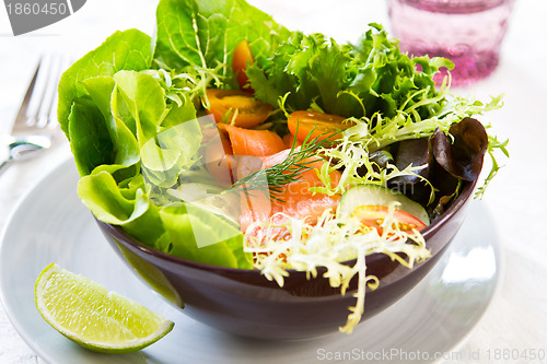 Image of Smoked salmon salad