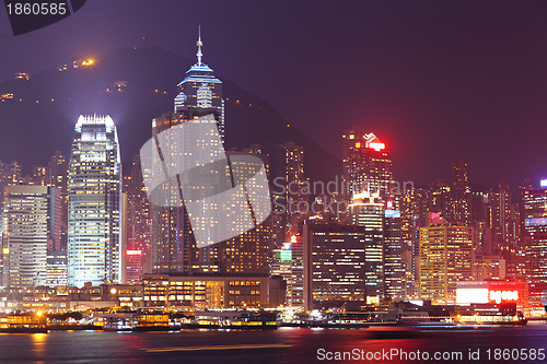 Image of Hong Kong at night