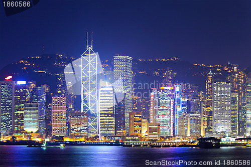 Image of Hong Kong at night