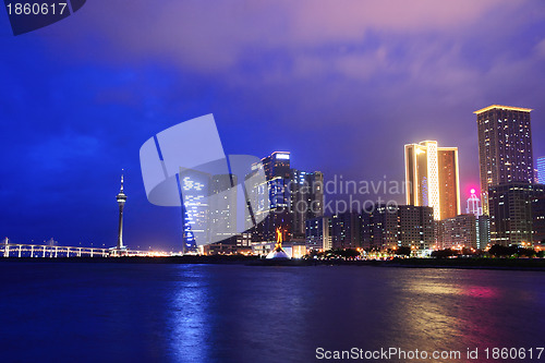 Image of Macau at night