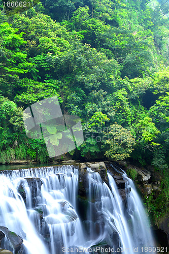 Image of waterfall in taiwan