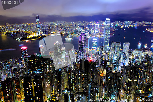 Image of Hong Kong at night