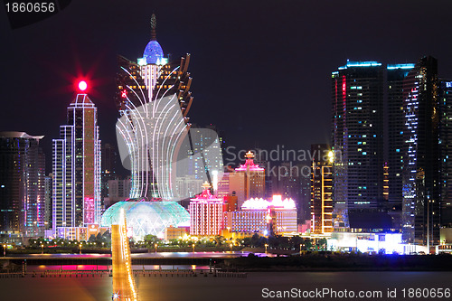 Image of Macau at night