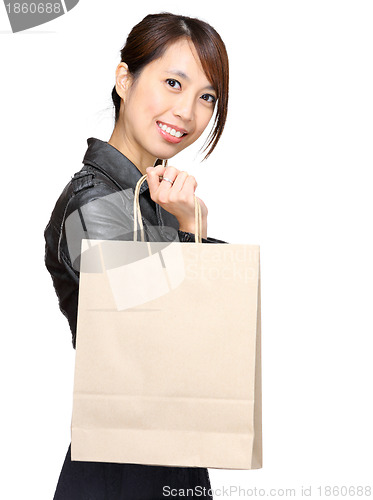 Image of woman with shopping bag