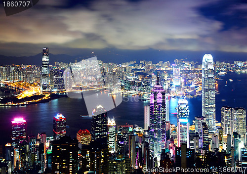 Image of Hong Kong from Victoria peak